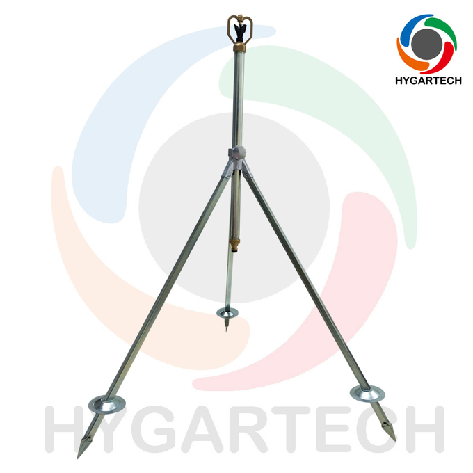 Steel Metal Triangle Stand With Butterfly Sprinkler For Gardening And Irrigation