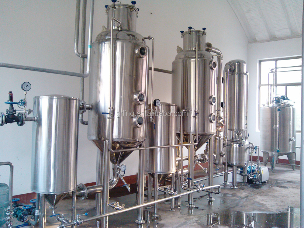 10-100kw External Circulation Vacuum Evaporator For Juice /Beverage Plant