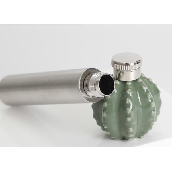 Portable Kitchen Household Items 1 Oz Stainless Steel Cigar Pipe Polished Round Bottomed