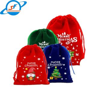 China xinhe SF Christmas gift bag Candy bag Holiday Surprise Santa gift bag wholesale