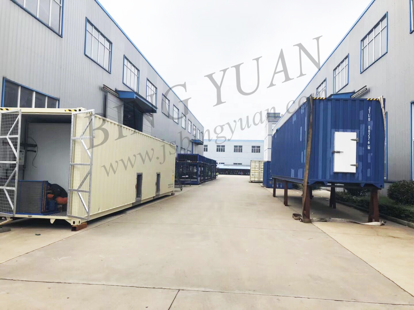 3800KG 480 Volt R404A Solar Power Containerized Cold Room