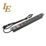 19 Inch USA Horizontal Vertical Installation125V 50/60Hz 15A Distribution Unit