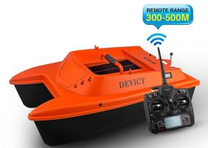 China Orange Sea fishing bait boat DEVC-302 remote frequency 2.4G RoHS Certification wholesale