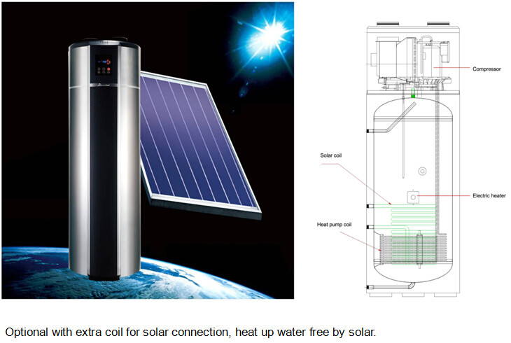 Theodoor X7 All In One Heat Pump R32 Connected Solar System Water Heater Boiler