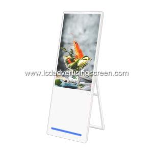 China Movable 43 Inch LCD Advertising Video Player With Casters wholesale