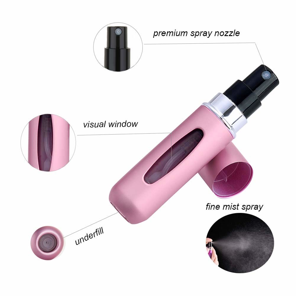 Leakage Proof Pen Perfume Bottle Refillable Mini Glass Spray Bottles