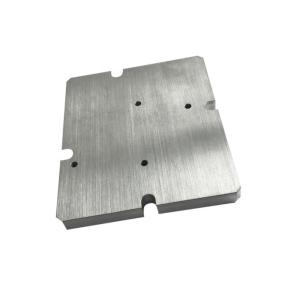 China Brushing CNC Milling Parts 6061-T6 Aluminium Alloy Laser Module Baseplate wholesale