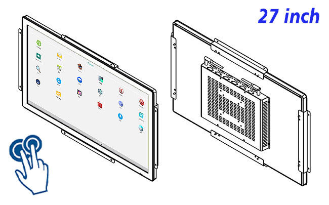 27-Inch Android Embedded Interaction Console for Transportation Management, Smart Homes, Healthcare Panels, and Public Service Stations