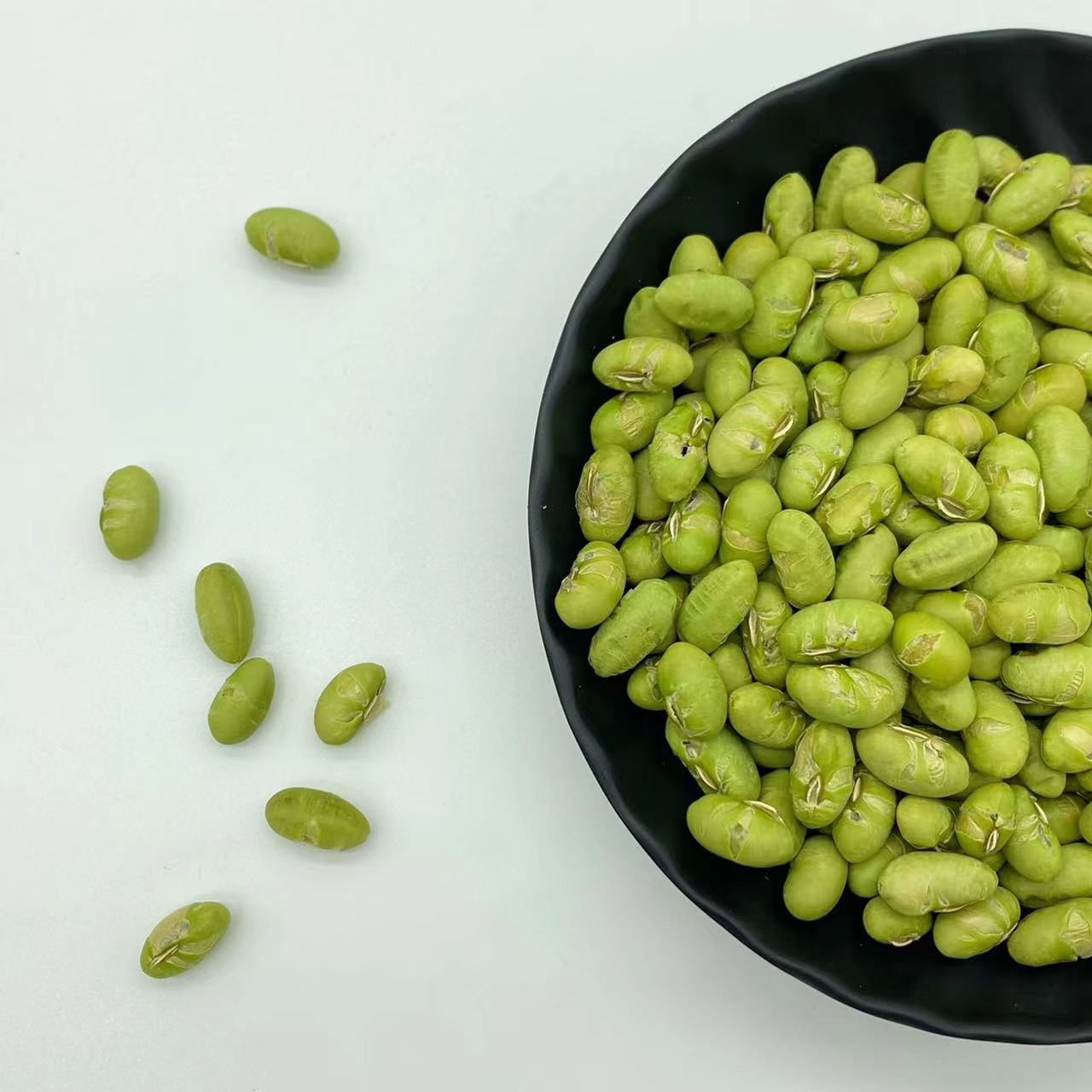 High Protein Roasted Bean Snacks Salty Roasted Edamame Beans