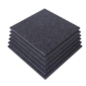 China Wall Decoration Black Acoustic Panels Sound Absorbing 600x600mm wholesale