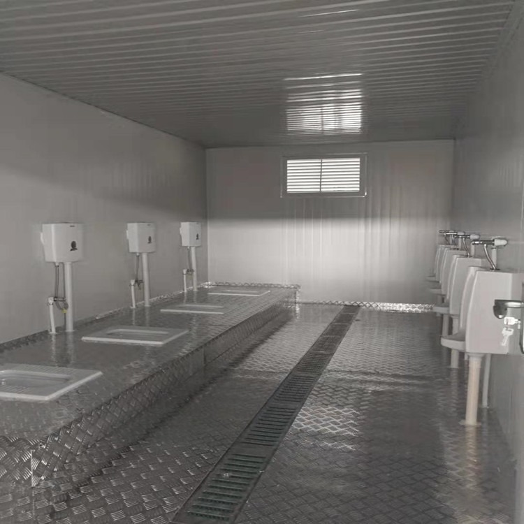Sandwich Panel Steel Frame Movable Public Toilet Prefabricated Camping Portable Toilets for Performance