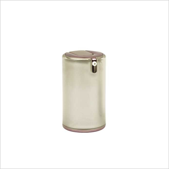 Round Airless Jars Cosmetic Packaging Cylinder Airless Container