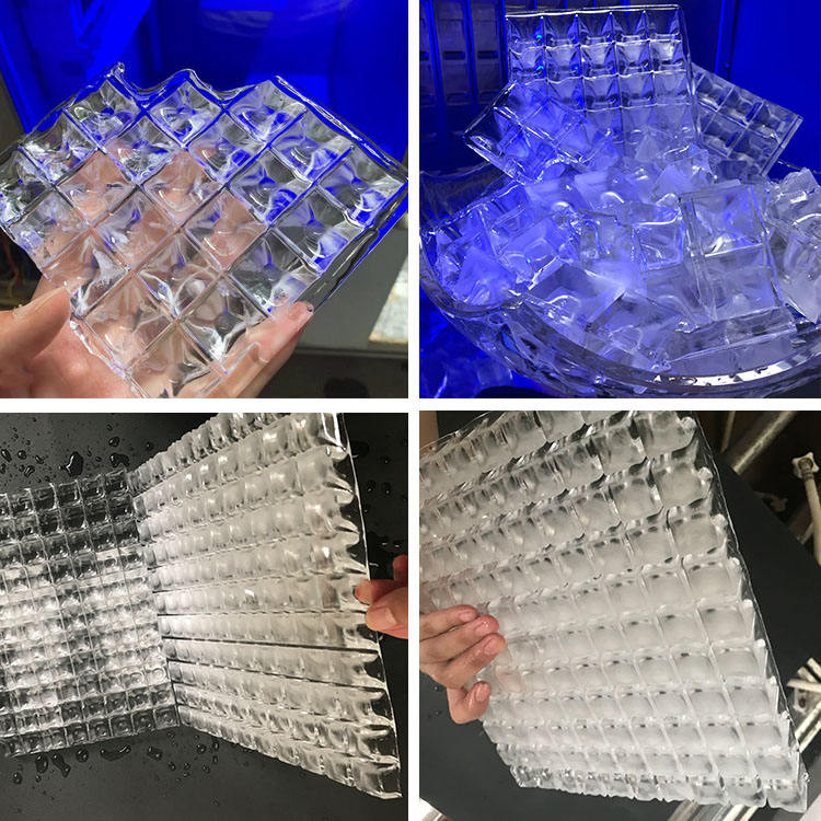 500kg/24h Commercial Clear Ice Cube Maker For Food Beverage Shops Hotels Coffee Bar
