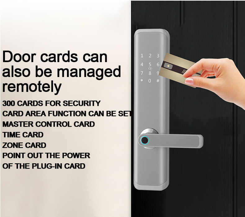 Intelligent Fingerprint Scanner Door Lock Burglar Proof Automatic Intelligent