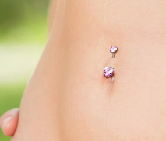 10mm 12mm Stainless Steel Body Jewelry Rhinestone Belly Button Piercing Jewelry