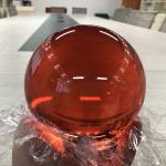 Decorative Transparent Resin Ball , Clear Crystal Ball 100mm