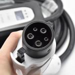 5pin 250V 32A Electric Car Charging Cable EV Type 2 Copper PVC Material