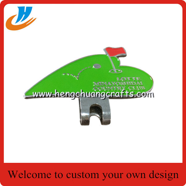 Quality Shenzhen factory production Soft enamel golf accessory cheapest price custom for sale