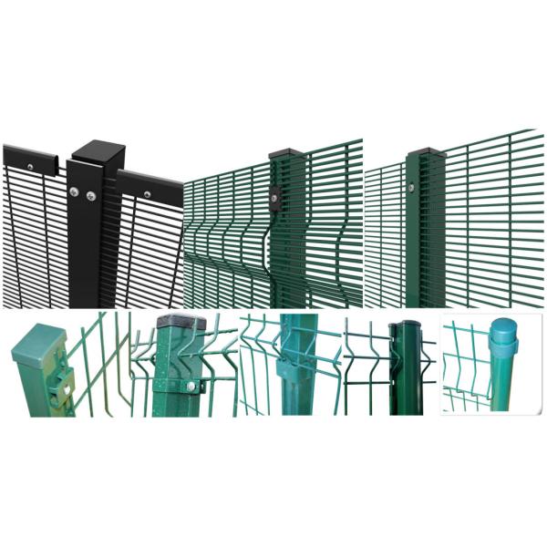 Powder Coated 358 High Security Anti Climbing Galvanized Garden Welded Wire Mesh Panel Fence
