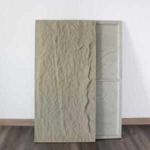China Home Decoration PU Cultural Stone Panel Dark Grey Simulation Polyurethane 5cm wholesale