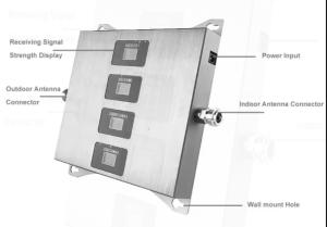 China Repeater CDMA GSM WCDMA DCS 2G 3G 4G Signal Booster 850 900 1800 2100 Mhz Quad Band Mobile Network Repeater wholesale