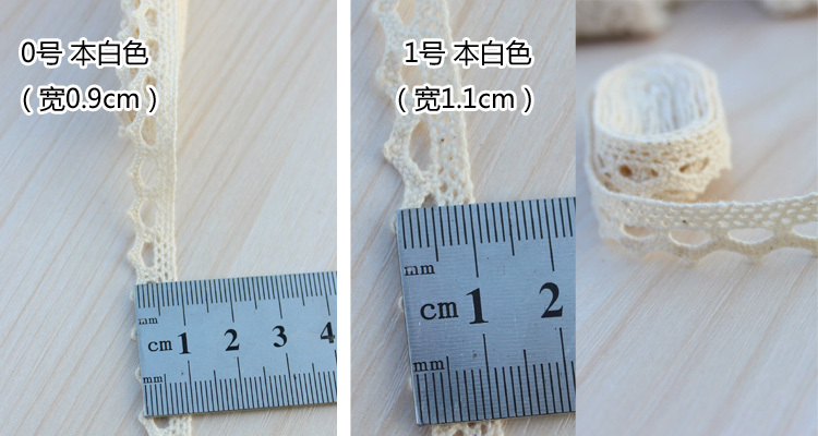 mixed color 20yards/lot(1.0cm wide) Cotton Crochet Lace Ribbon Wedding Sewing Bridal Bow L