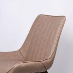 Luxury Restaurant Fabric Modern Dining Chairs , Velvet Dining Room Chairs