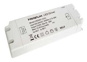China Bathroom Kitchen Cabinet Lighting Class 2 LED Driver 60W 12V wholesale