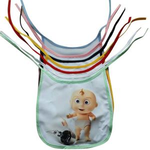 China DIY Personalized Sublimation Printable Baby Bibs For Babies wholesale