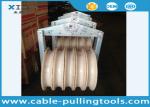 FIVE NYLON WHEELS DIAMETER 660MM BUNDLED CONDUCTOR PULLEY FOR OVERHEAD LINE