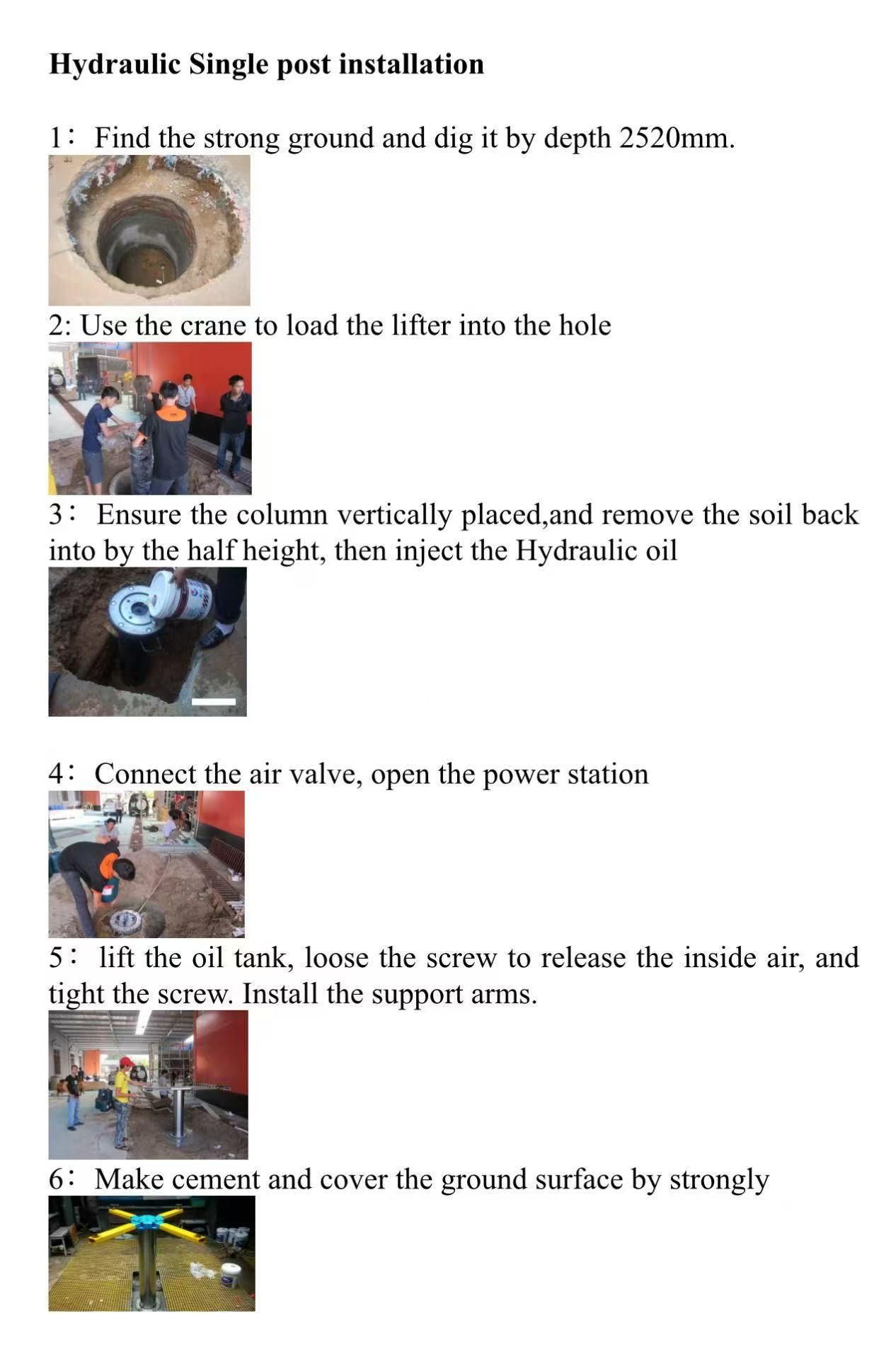 Car Washing Single Post Lift For Maintenance And Under Body Cleaning T-400X