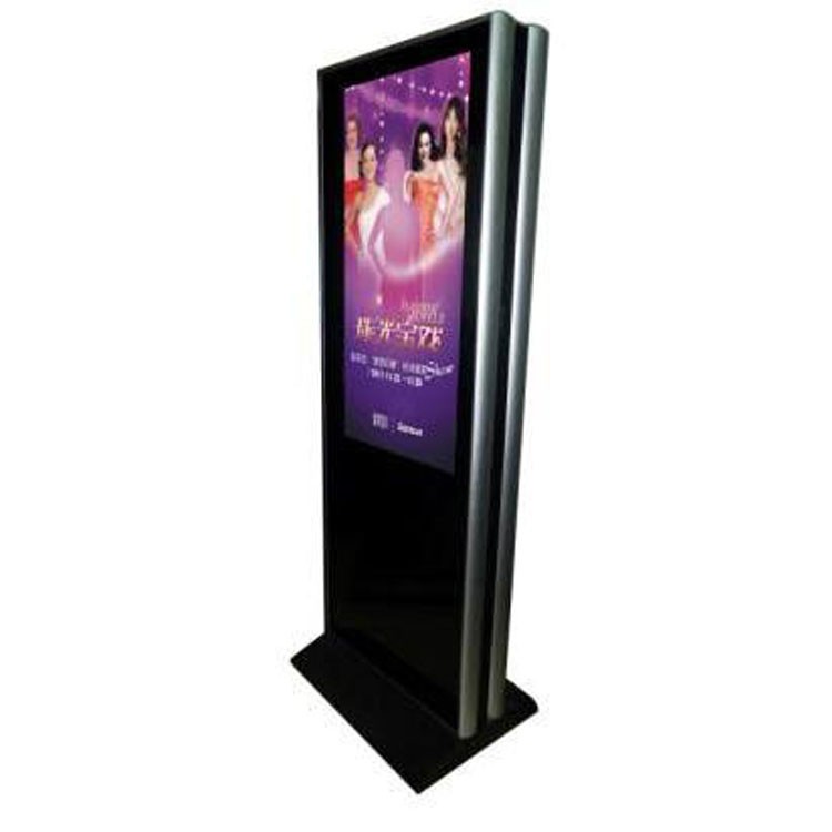 55" Floor Standing LCD Advertising Display Double Sided Kiosk OEM ODM