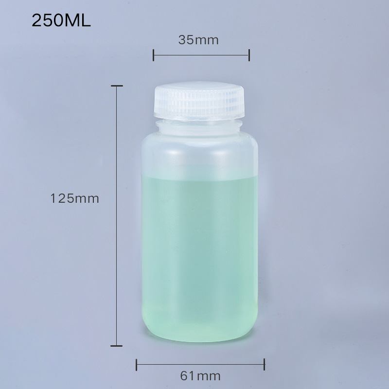 1L Transparent PP Thicken Plastic Chemical Reagent Lab Leakproof Bottles with Screw Lid