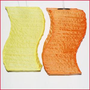 China Solar LED Nylon Lantern S shape wholesale