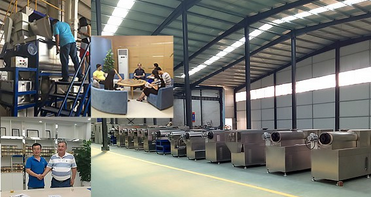 Silvery Floating And Sinking Fish Feed Pellet Extruder Machinery With High Technology