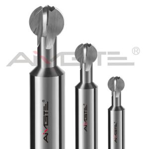 China H6 Custom End Mill 4xD 6xD Carbide Lollipop Cutter With Coating wholesale