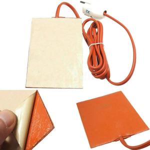 China 110v 120w Silicone Strip Heater , 180C Flexible Rubber Heater wholesale
