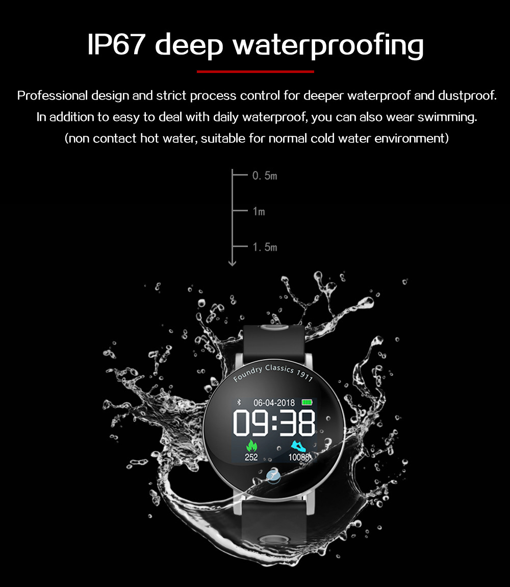 Control photo smart bluetooth watch water proof bluetooth bracelet