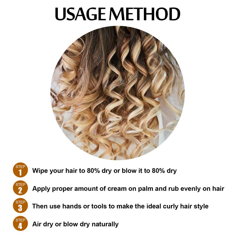 Private Label Order for Organic Curl Enhancers Hair Treatment Cream