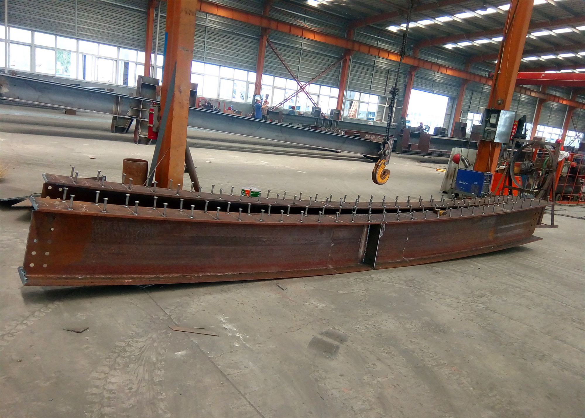 H Shape Steel Beam Structural Steel Fabrication Lightweight Steel Beams