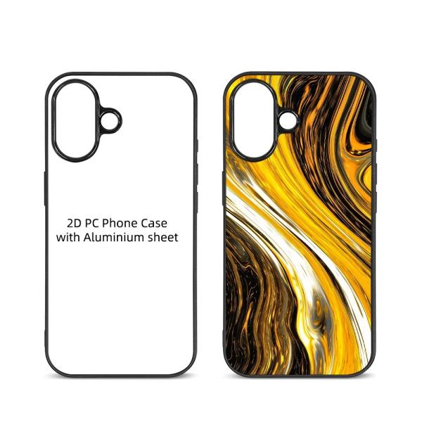 Iphone 16 Pro Phone Case For Sublimation Custom Printing 2D PC Blank Sublimation Phone Cases