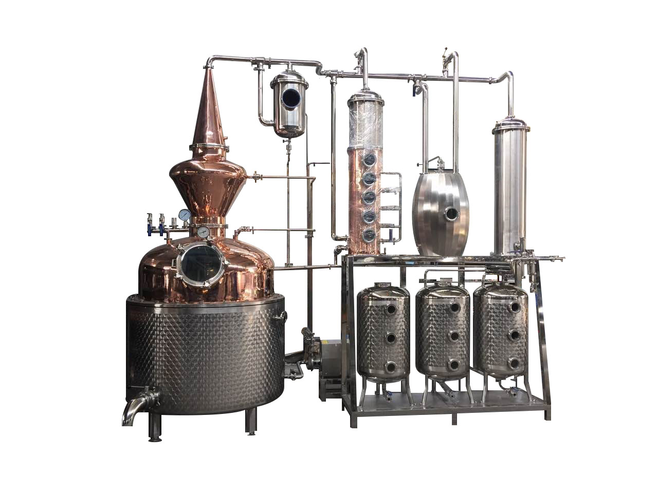 Professional GHO Distiller Whisky Brandy Spirit for Processing Other User Requirements