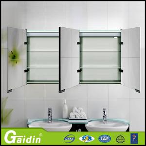 China aluminum bathroom mirror cabinet bathroom wall cabinet wholesale