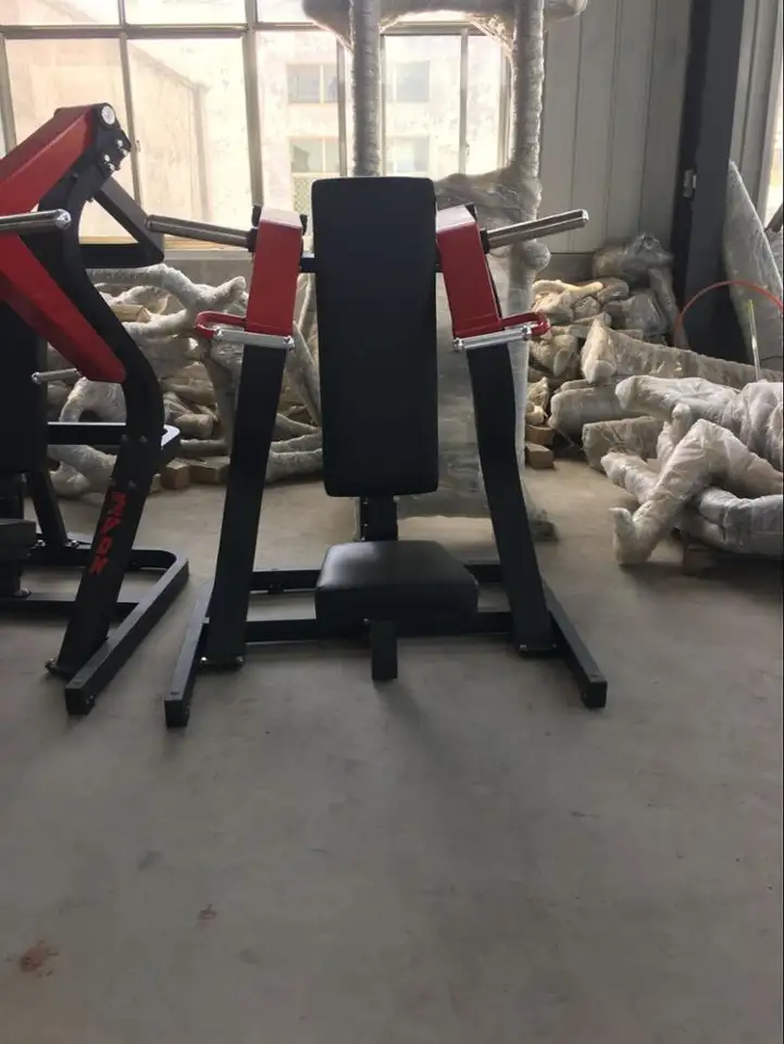 Steel Plate Loaded Shoulder Press Machine for Fitness & Gym Use Strength Training Chest & Shoulder Exercise