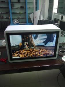 China Commercial 22inch Transparent LCD Display Advertisng Screen With Dynamic Video wholesale