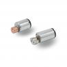 Micro DC Vibration Motor 1.5 - 6v RF 1215 Round Shape With Copper Vibrator for sale