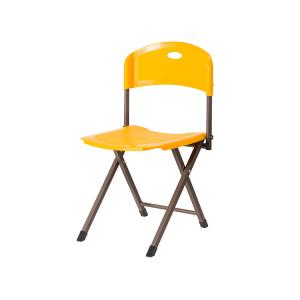 China Waterproof Yellow Plastic Folding Chairs , Foldable Camping Chair PP Injection wholesale