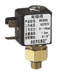China NC 1/8 &quot; Liquid Miniature Solenoid Valve Direct Acting DC24V 12V Low Pressure wholesale