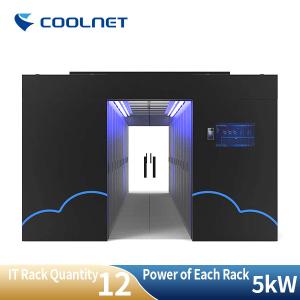 China Aisle Containment Modular Data Center With In Row Air Conditioning on sale