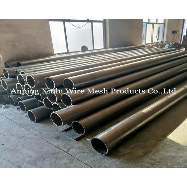 Standard Wedge Wire Screen Pipe for Oil Gas with 3x6mm Support Wire and ECW Construction